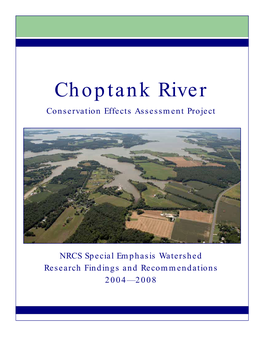Choptank River Conservation Effects Assessment Project