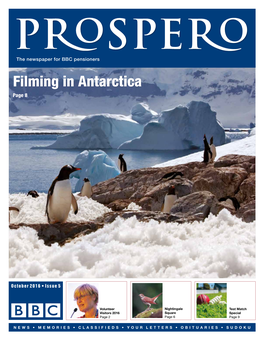 Filming in Antarctica Page 8