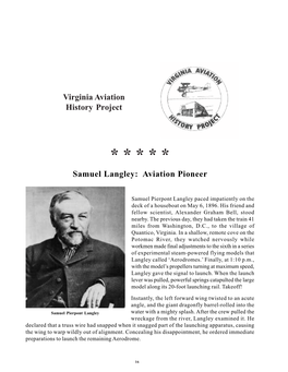 Samuel Langley: Aviation Pioneer