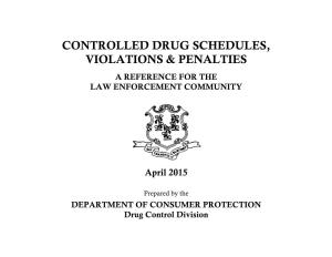 Controlled Drug Schedules, Violations & Penalties