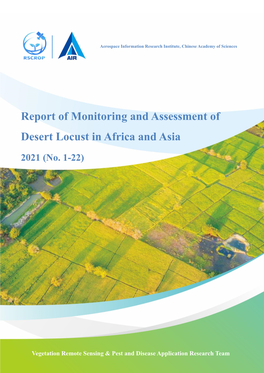Report of Monitoring and Assessment of Desert Locust in Africa And