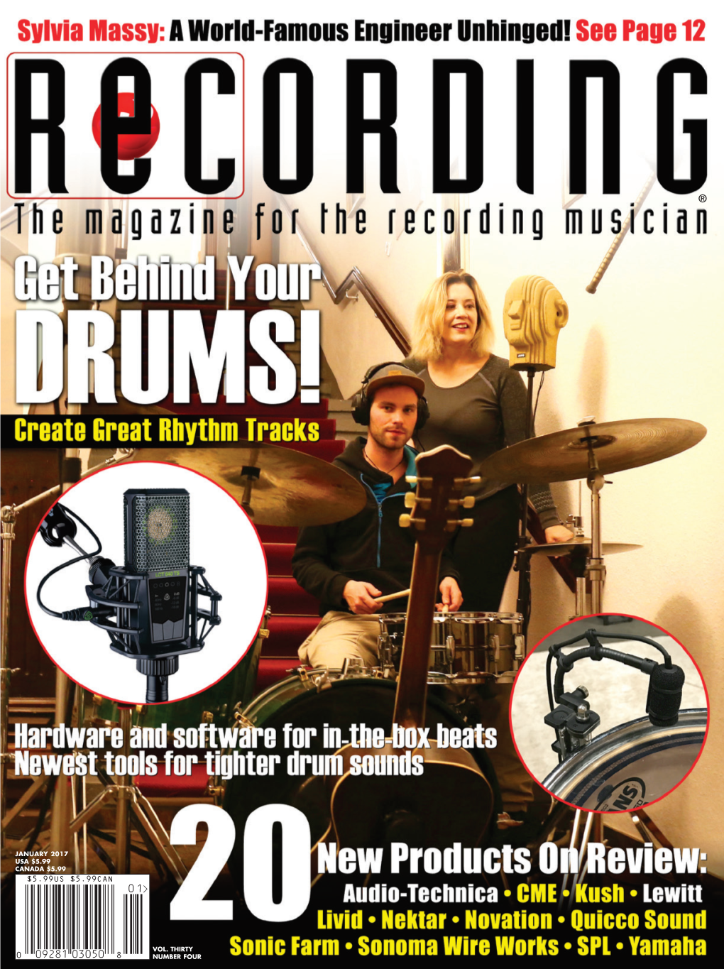 Recording Magazine Reviews Drumcore 4 (January 2017 Issue)