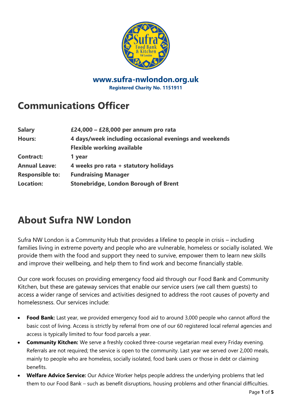 Communications Officer