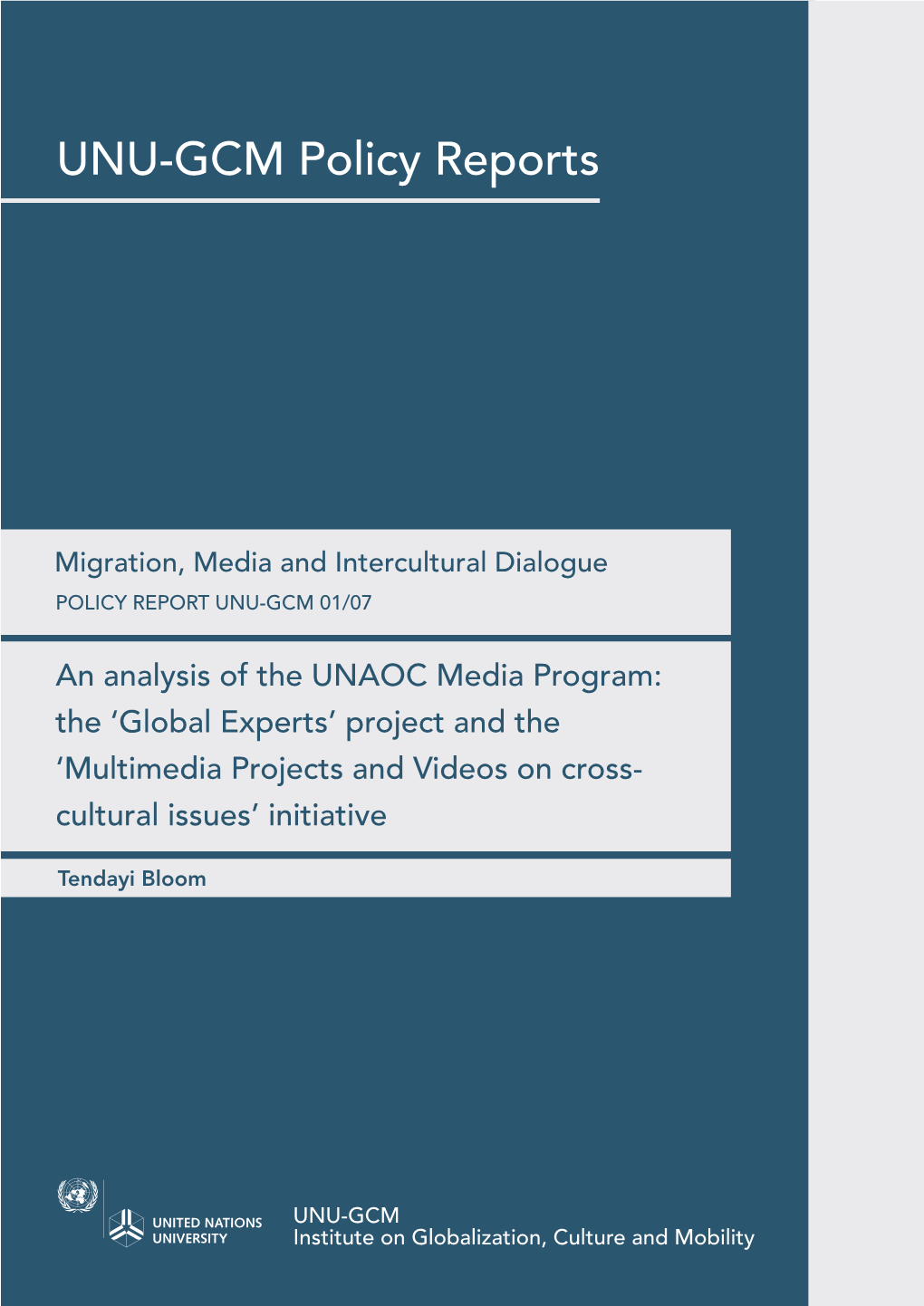 UNU-GCM Policy Reports