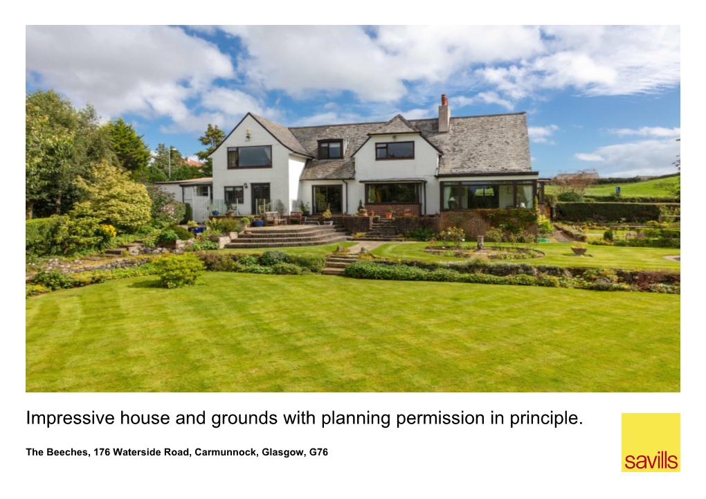 Impressive House and Grounds with Planning Permission in Principle