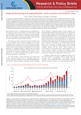 Corporate Borrowing in Emerging Markets: Fairly Long Term, but Only for a Few