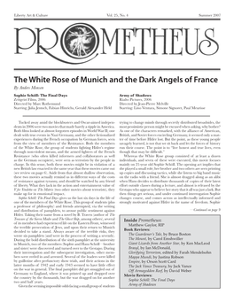 The White Rose of Munich and the Dark Angels of France