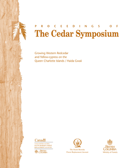 PROCEEDINGS of the Cedar Symposium