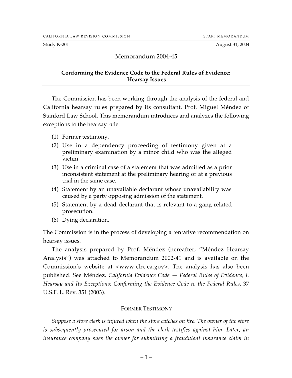 Memorandum 2004-45