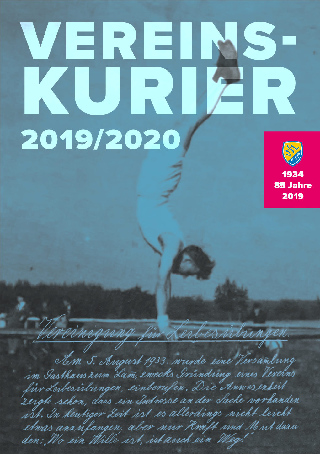 Der Vereinskurier 2019/2020 Ist Nun Auch Online Verfügbar. Zum Lesen Klicken!