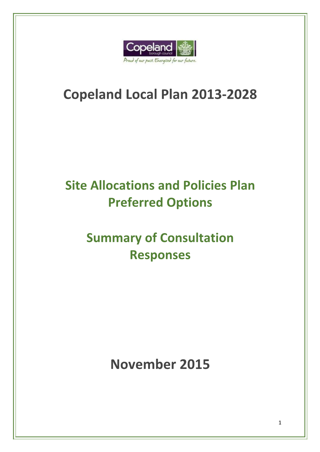 Copeland Local Plan 2013-2028 November 2015