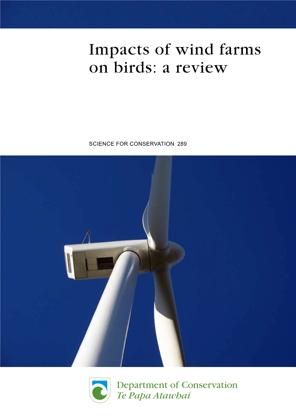 Impacts of Wind Farms on Birds: a Review