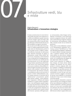 07.Infrastrutture Verdi, Blu E Miste