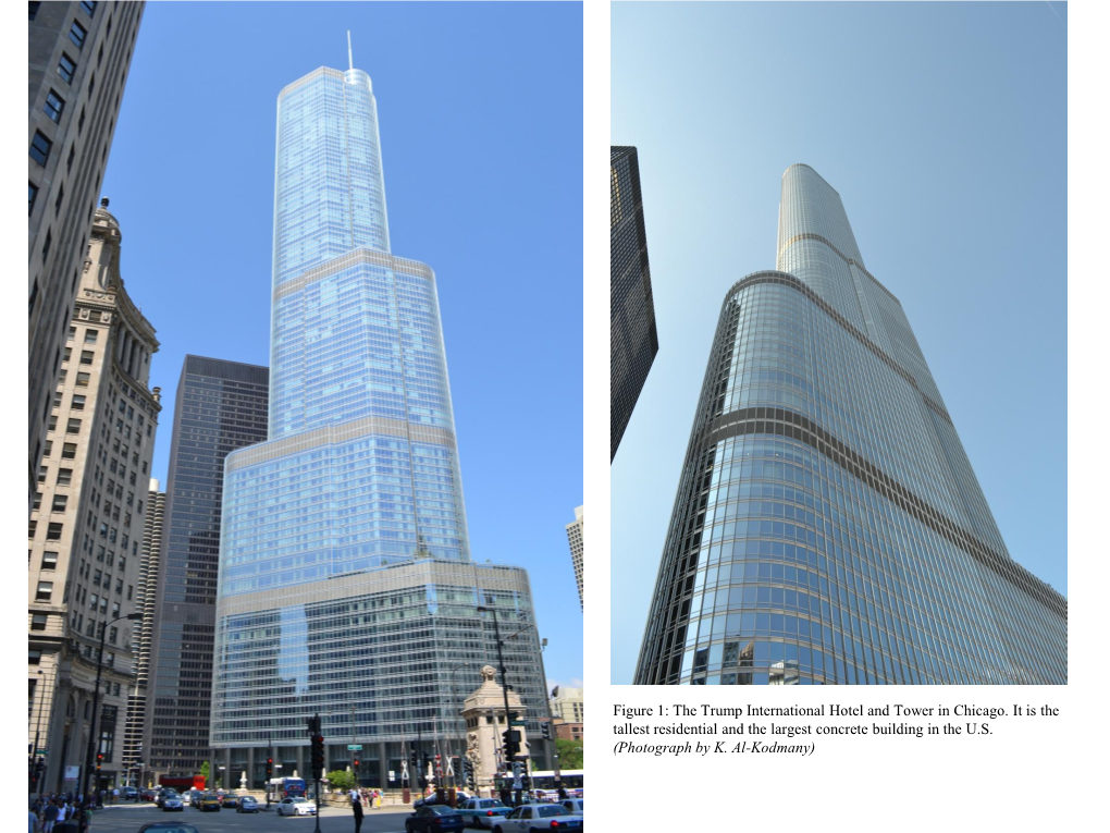 The Trump International Hotel and Tower in Chicago. It Is the Tallest Residential and the Largest Concrete Building in the U.S