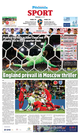 England Prevail in Moscow Thriller