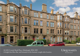 (1F2) Comely Bank Place, Edinburgh, EH4 1DU a Bright First Floor Flat, Well Situated in This Fantastic Sought After Location