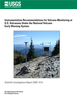 Instrumentation Recommendations for Volcano Monitoring at US