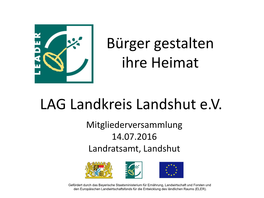 LAG Landkreis Landshut Ev