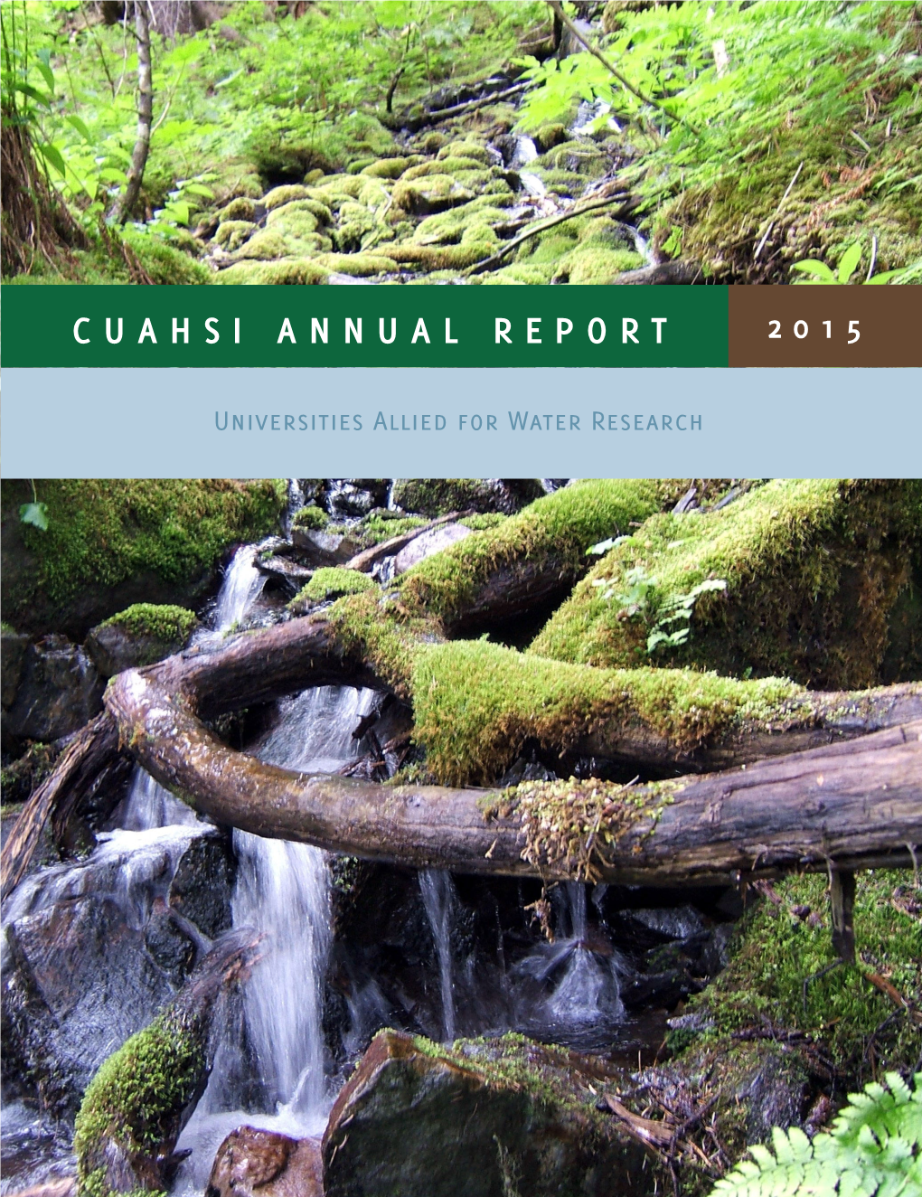 Cuahsi Annual Report 2 0 1 5