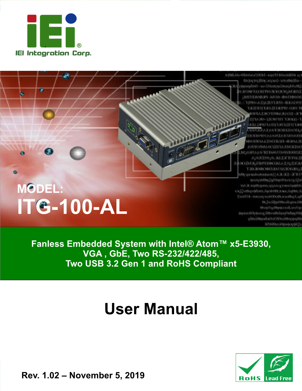 ITG-100-AL Embedded System