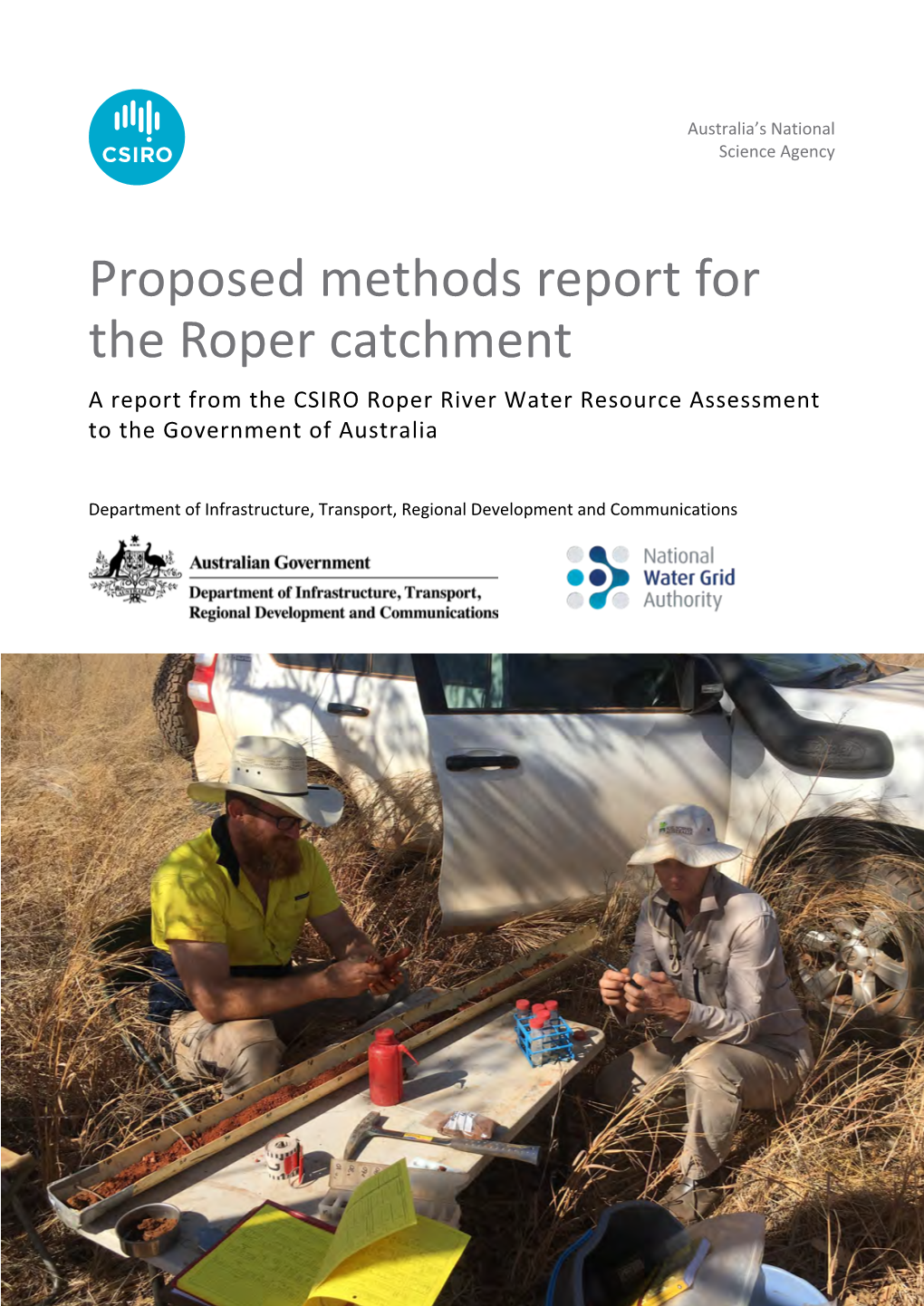 Proposed Methods Report for the Roper Catchment a Report from the CSIRO Roper River Water Resource Assessment to the Government of Australia