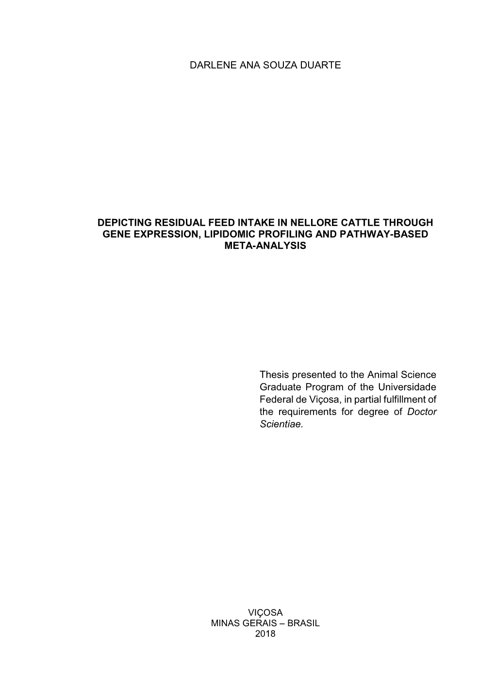 Depicting Residual Feed Intake in Nellore Cattle Through Gene Expression, Lipidomic Profiling and Pathway-Based Meta-Analysis