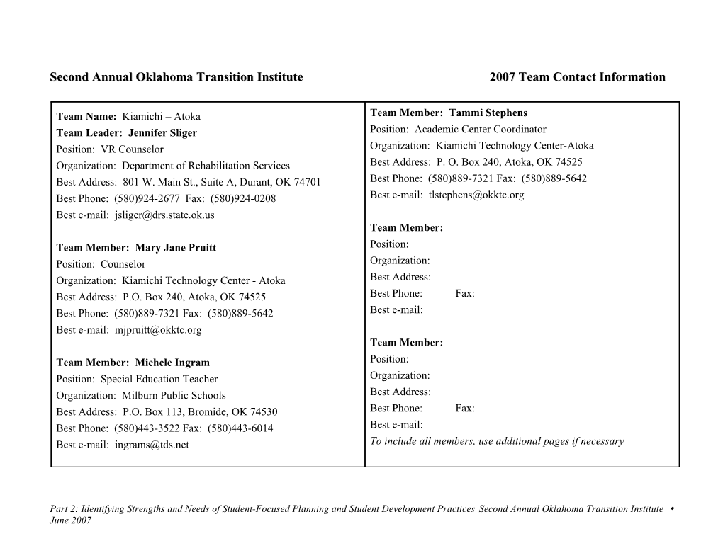 Team Planning Tool for State Capacity Building s2