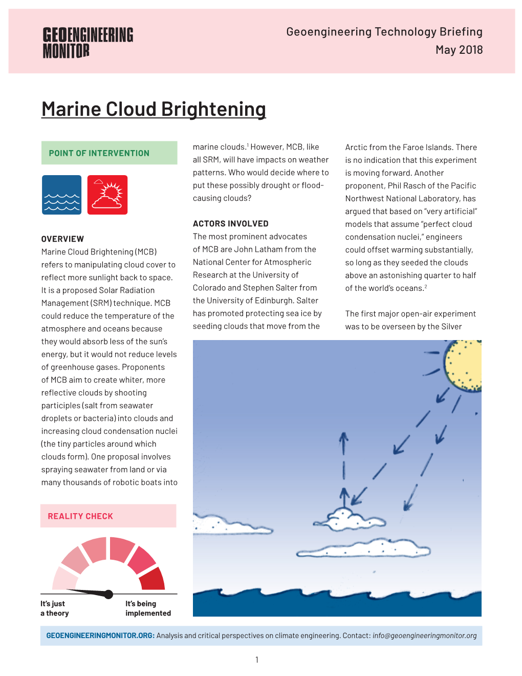 Marine Cloud Brightening