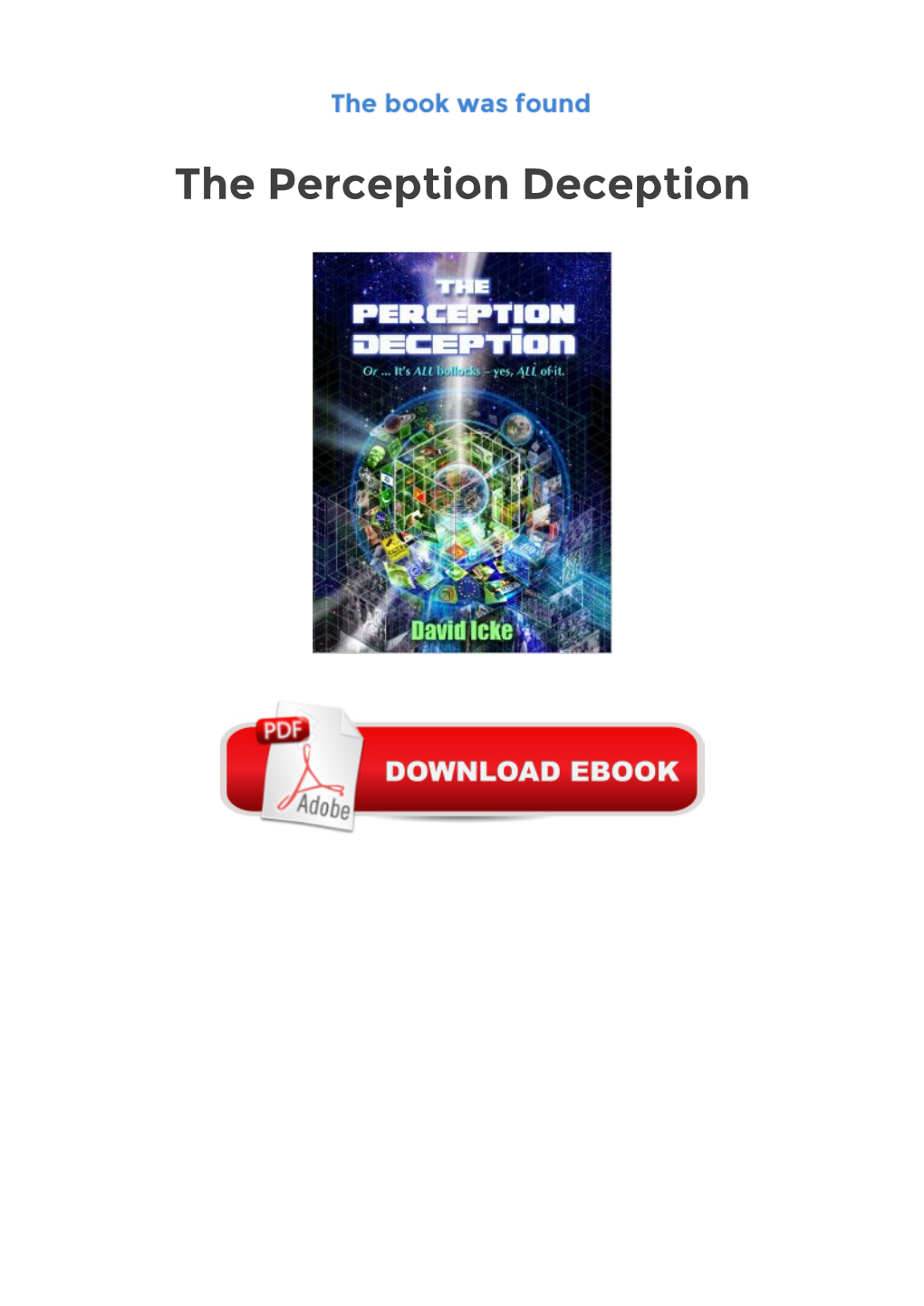 Online Free Ebooks Download the Perception Deception