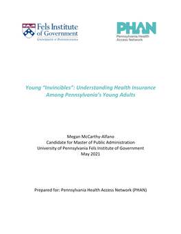 Understanding Health Insurance Among Pennsylvania's Young Adults