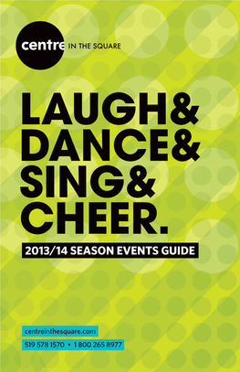 2013/14 Season Events Guide