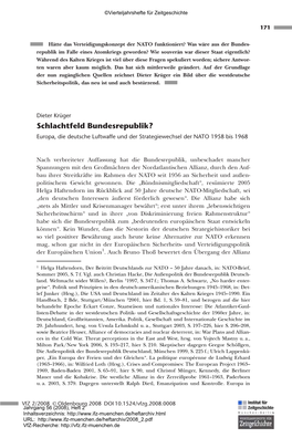 Schlachtfeld Bundesrepublik? Europa, Die Deutsche Luftwaffe Und Der Strategiewechsel Der NATO 1958 Bis 1968