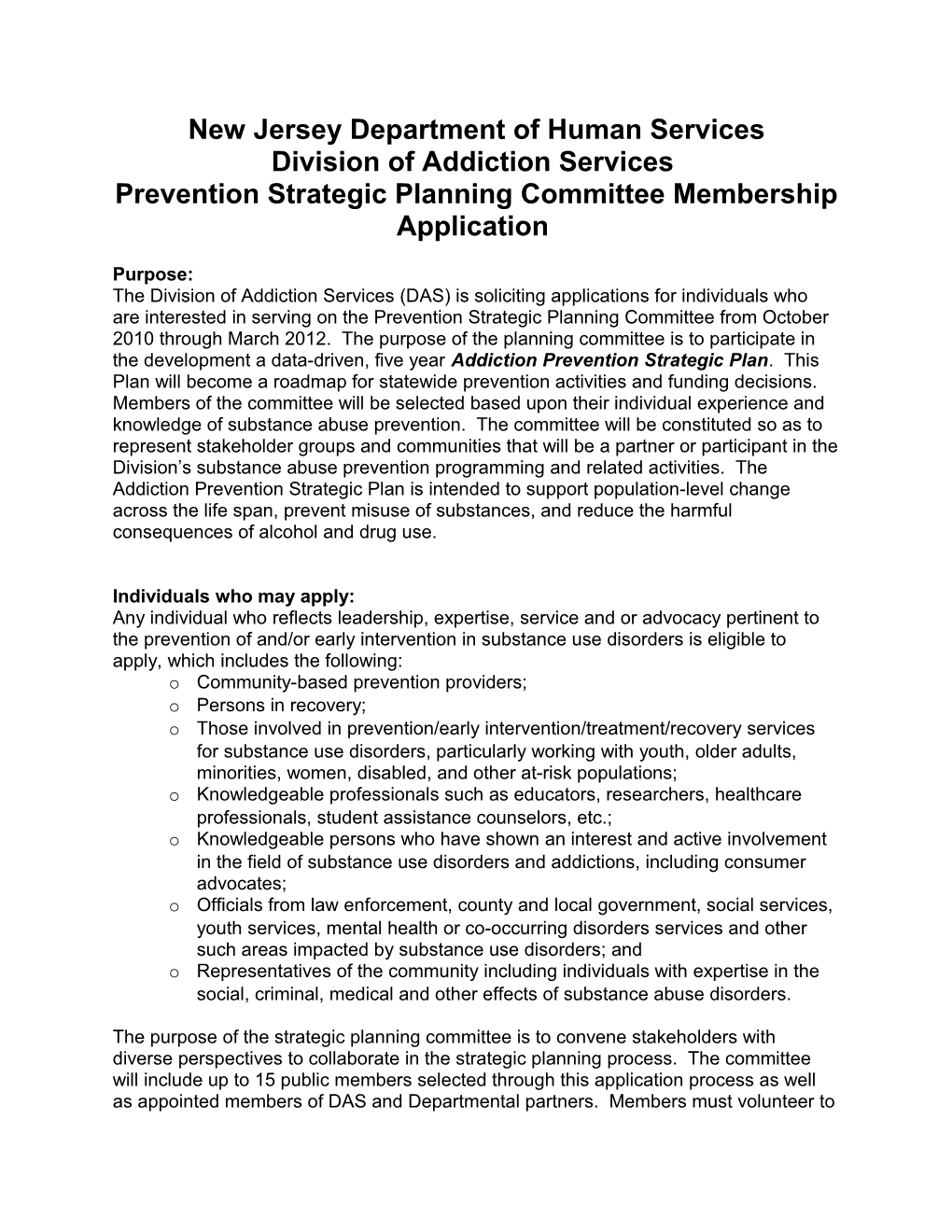 Division Of Addiction Services