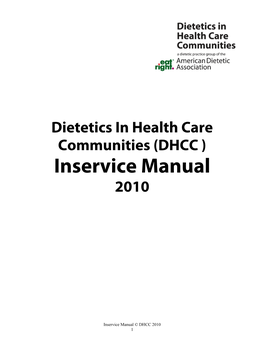 Inservice Manual 2010