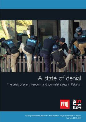 The Crisis of Press Freedom and Journalist Safety in Pakistan