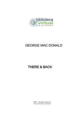 George Mac Donald There & Back