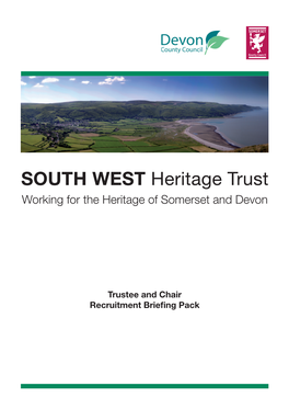SOUTH WEST Heritage Trust Working for the Heritage of Somerset and Devon