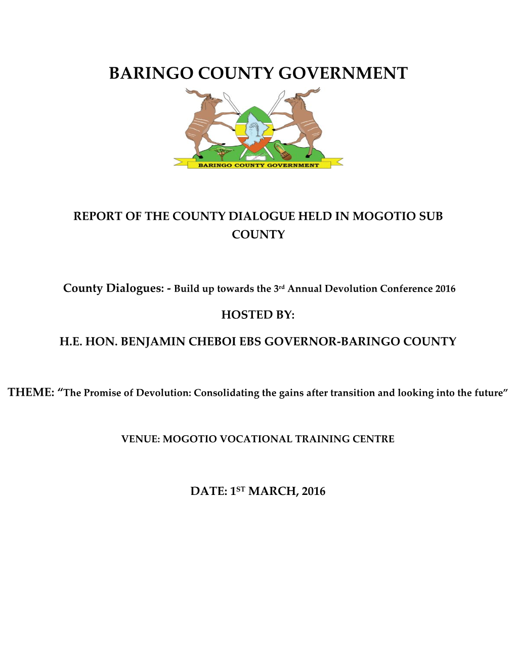 Baringo County Government