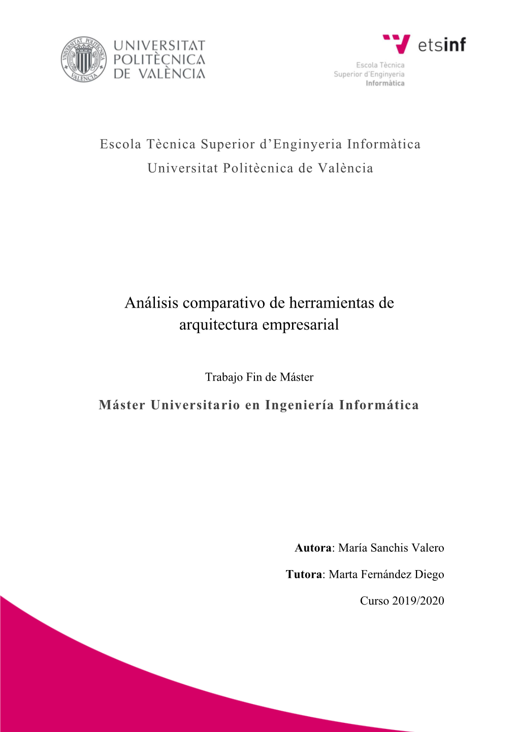 Análisis Comparativo De Herramientas De Arquitectura Empresarial