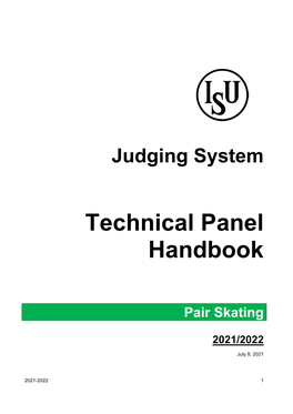 Technical Panel Handbook