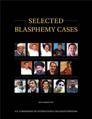 Selected Blasphemy Cases