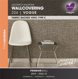 Wallcovering with Goodrich