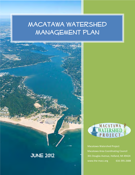 Macatawa Watershed Management Plan