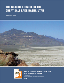 THE GILBERT EPISODE in the GREAT SALT LAKE BASIN, UTAH by Charles G