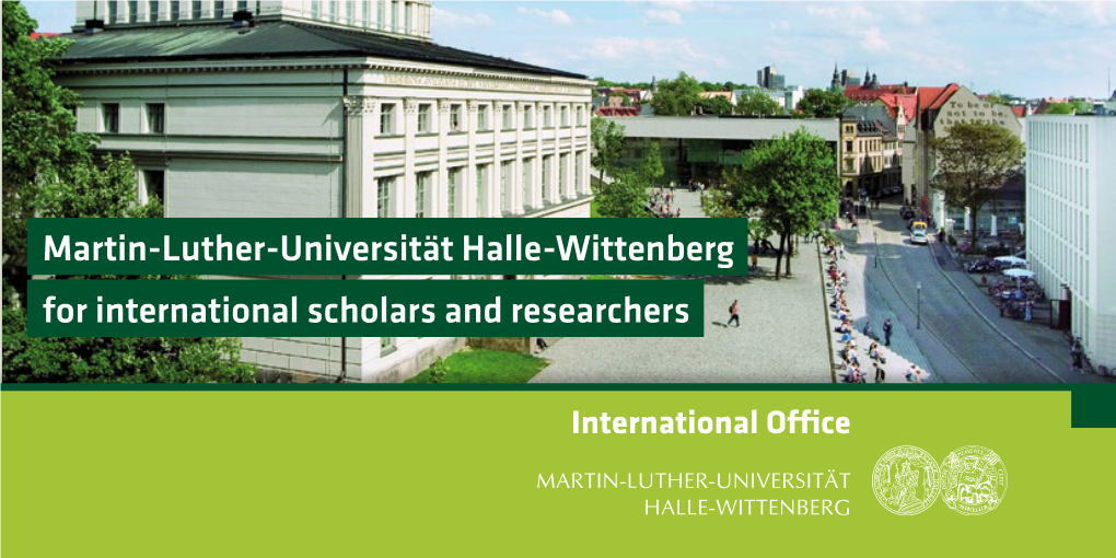Martin-Luther-Universität Halle-Wittenberg for International