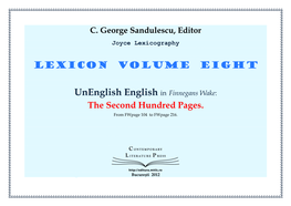 Unenglish English in Finnegans Wake: the Second Hundred Pages