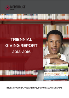 Triennial Giving Report 2013-2016