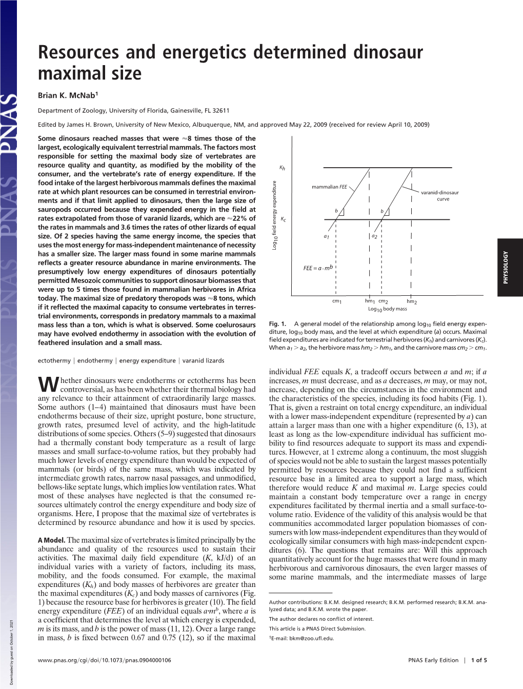 Resources and Energetics Determined Dinosaur Maximal Size