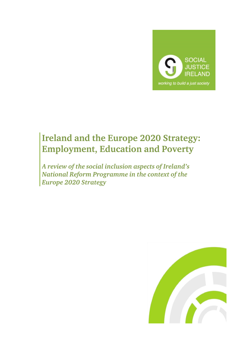 Ireland and the Europe 2020 Strategy