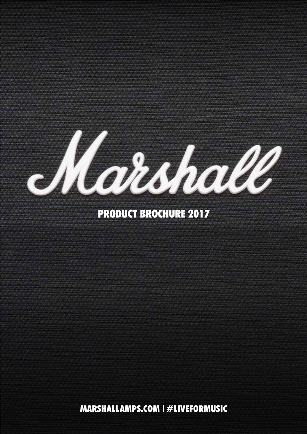 PRODUCT BROCHURE 2017 CONTENTS for Further Information on Any of the Products Featured in This Brochure, Please Visit Marshallamps.Com